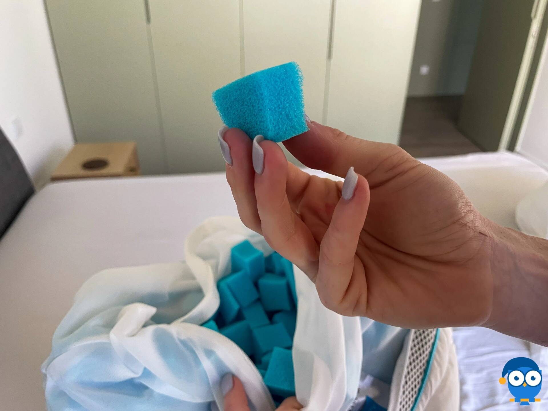 oreiller simba hybrid nanocubes